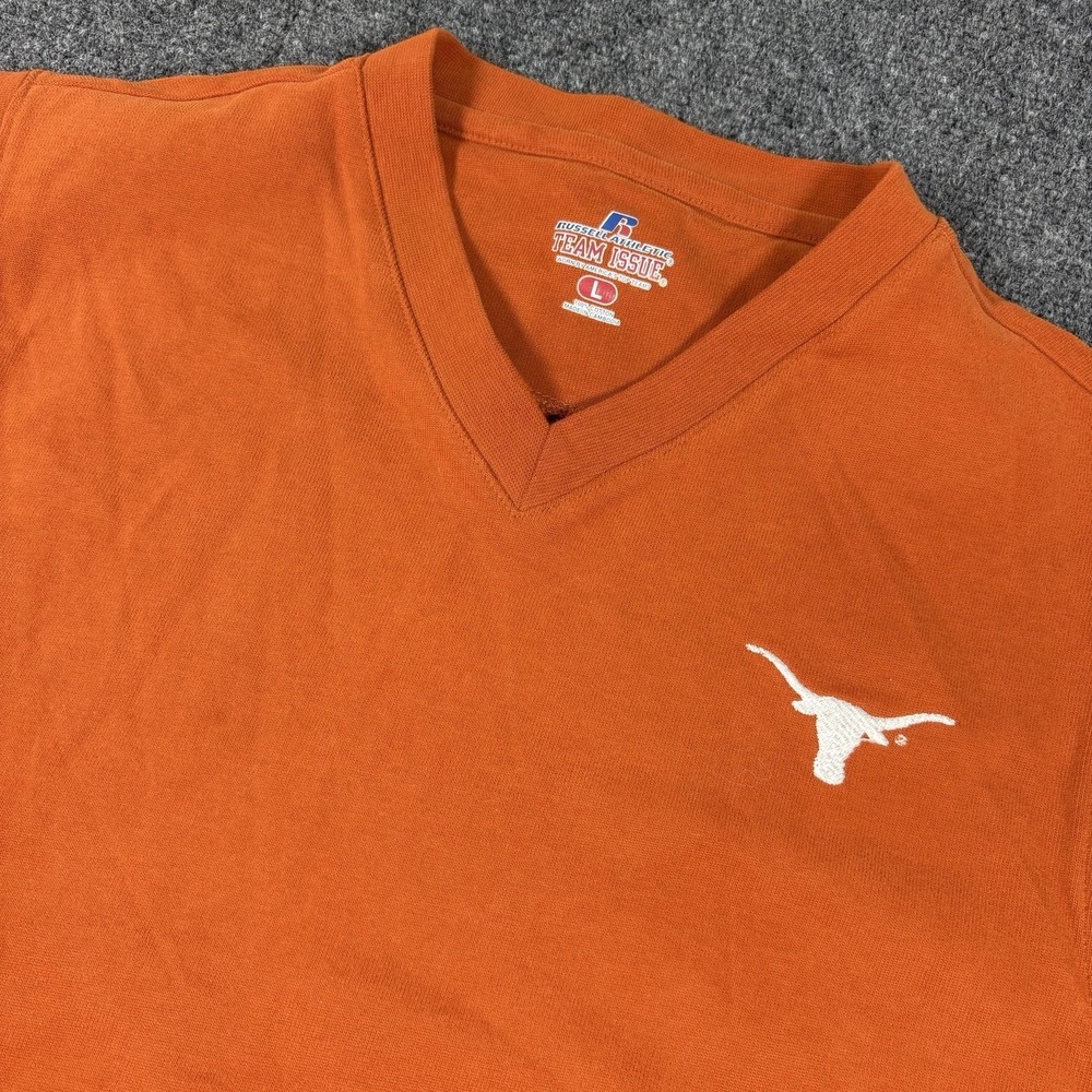 University Of Texas Longhorns UT Sz L Orange Logo Vest Mens NCAA Football